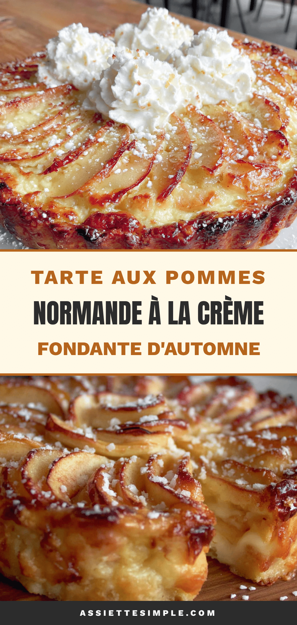 tarte aux pommes normande recipe
