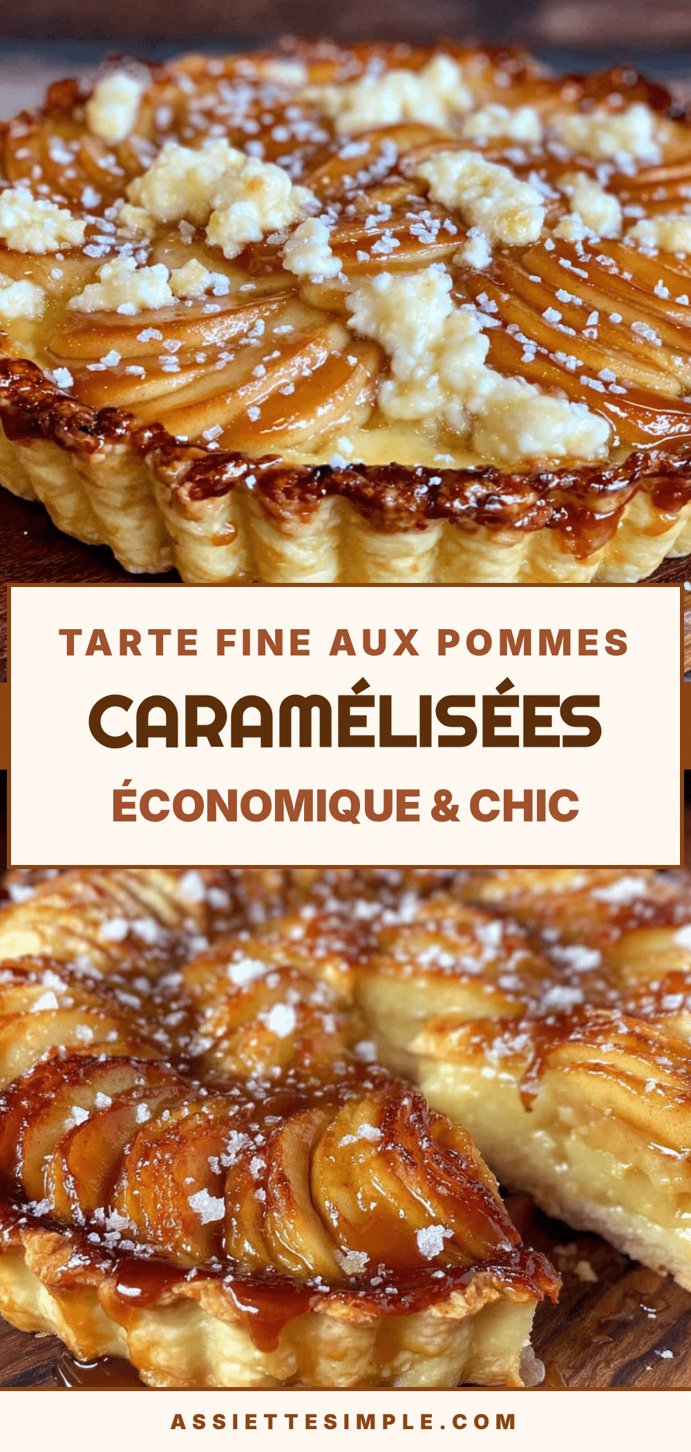 tarte fine aux pommes caramélisées recipe