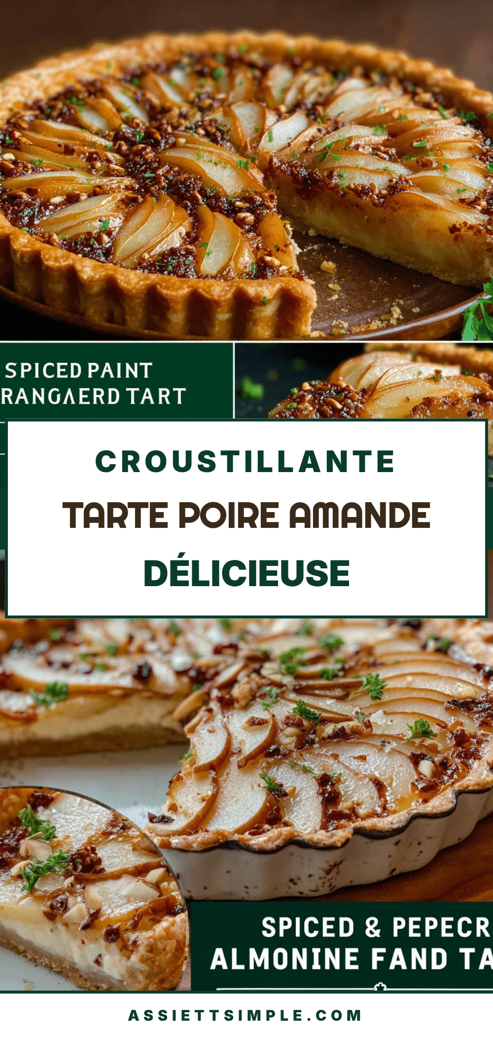 tarte poire amande recipe