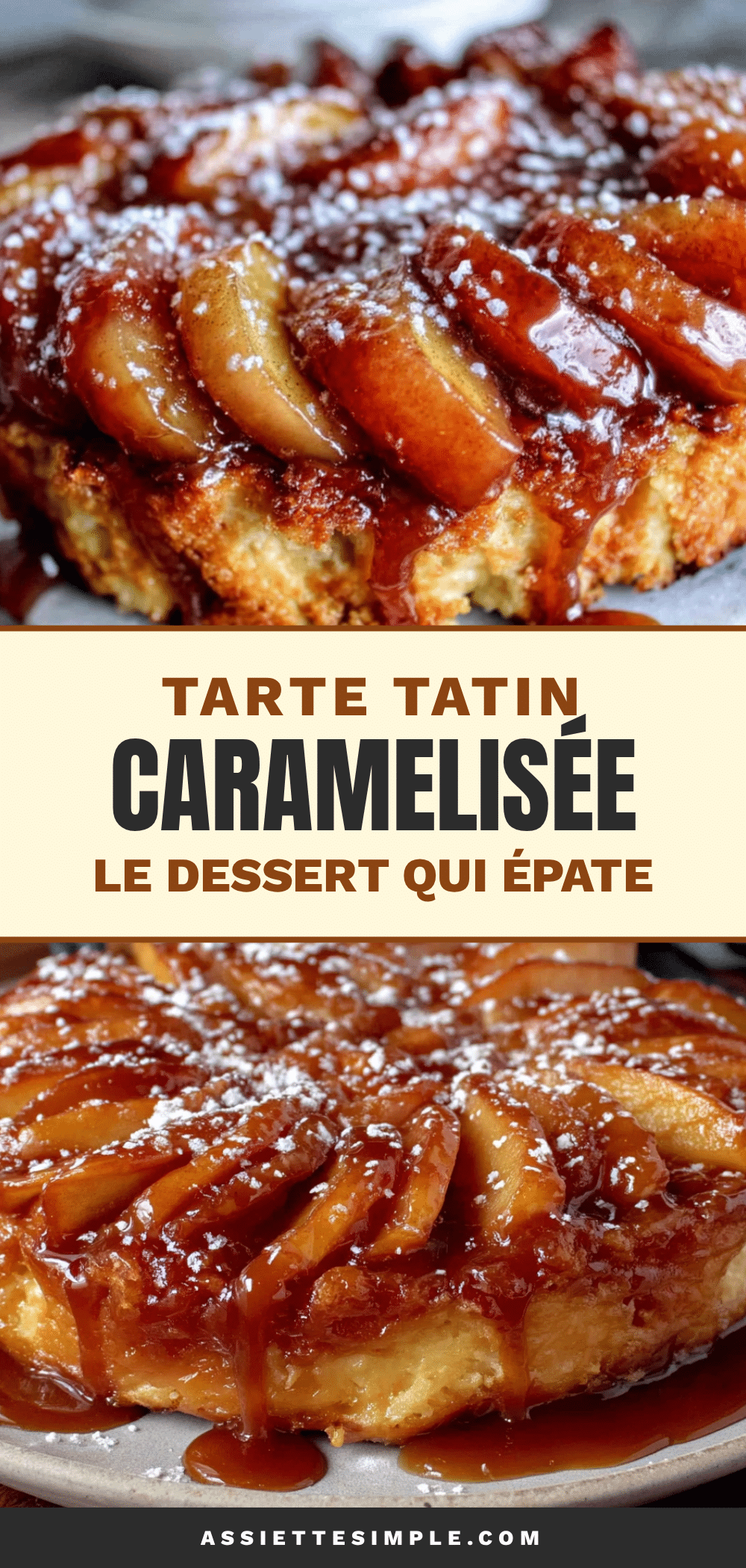 tarte tatin caramélisée recipe