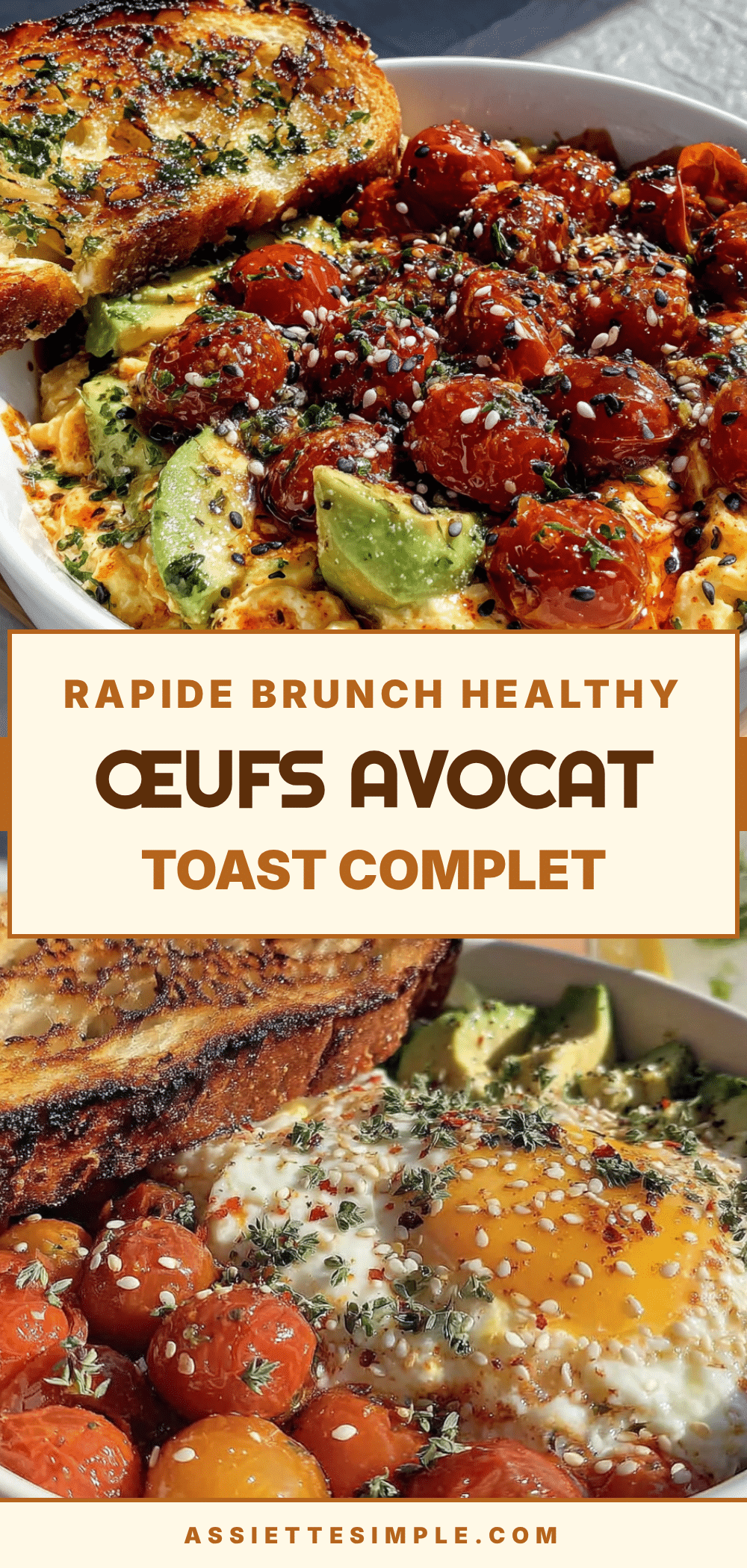 toast complet avocat oeuf recipe