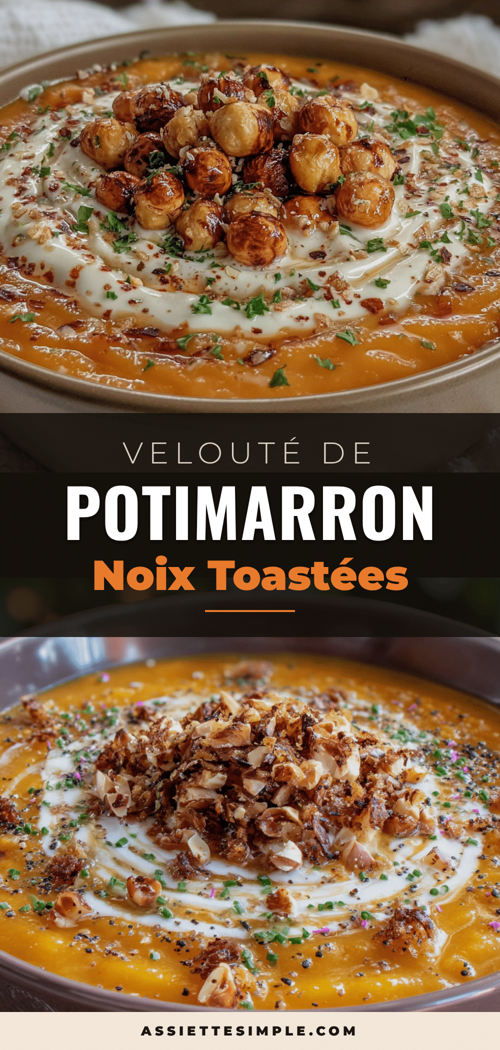 velouté de potimarron recipe